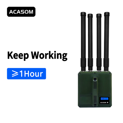 433M 900MHz 1.2G 2.4G এন্টি ড্রোন জ্যামার উচ্চ শক্তির ভিসিওর জন্য আরএফ সিগন্যাল সুইপ