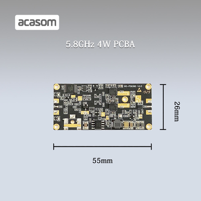 কাস্টম 4W 5.8GHz সিগন্যাল বুস্টার অ্যান্টেনা রেঞ্জ এক্সটেন্ডার ডিজেআই মাভিক এফপিভি ড্রোনগুলির জন্য