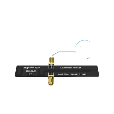 1.2-1.3GHz রিসিভারে 868/915MHz এর জন্য আপনার ভিডিও 1.2GHz ভিআরএক্স নোচ ফিল্টার অপ্টিমাইজ করুন