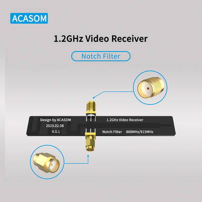 1.2-1.3GHz রিসিভারে 868/915MHz এর জন্য আপনার ভিডিও 1.2GHz ভিআরএক্স নোচ ফিল্টার অপ্টিমাইজ করুন