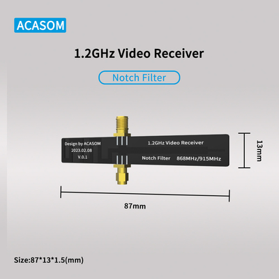 1.2-1.3GHz রিসিভারে 868/915MHz এর জন্য আপনার ভিডিও 1.2GHz ভিআরএক্স নোচ ফিল্টার অপ্টিমাইজ করুন