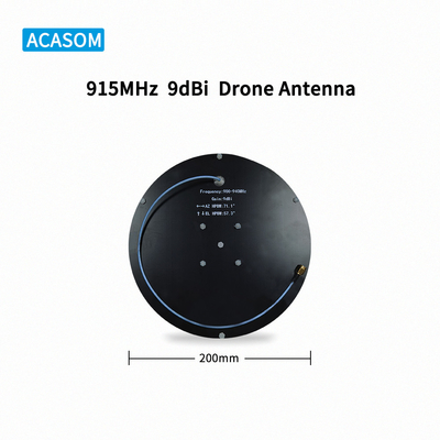 উল্লম্ব বিময়েড 57.3° 9dBi FPV ড্রোন অ্যান্টেনা এসএমএ পুরুষ সঙ্গে ইউএভি জন্য
