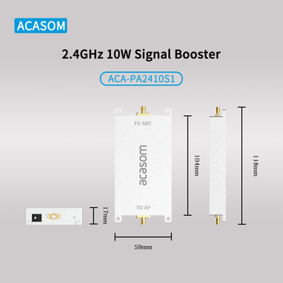 জ্যামিং ফাংশন সহ ড্রোন সিগন্যাল বুস্টার 2.4GHz 10W 20W 40W 100W এম্প্লিফায়ার
