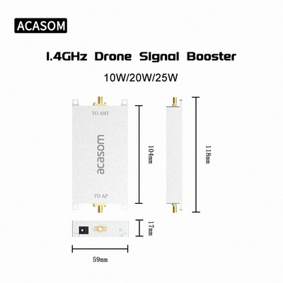 কার্যকারিতা 45% 40dBm 1.4GHz ওয়্যারলেস এক্সটেন্ডারের জন্য আরএফ বাইডাইরেকশনাল এম্প্লিফায়ার মডিউল