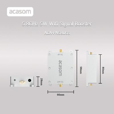 5W 5.8GHz সিগন্যাল বুস্টার রেঞ্জ এক্সটেন্ডার 5.725-5.85GHz ফ্রিকোয়েন্সি রেঞ্জের জন্য