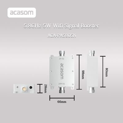 5W 5.8GHz সিগন্যাল বুস্টার রেঞ্জ এক্সটেন্ডার 5.725-5.85GHz ফ্রিকোয়েন্সি রেঞ্জের জন্য