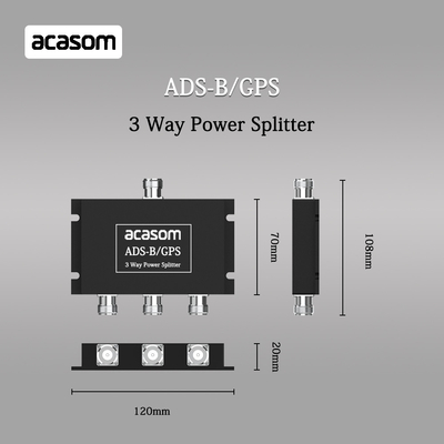 N মহিলা সংযোগকারী সহ নিম্ন সন্নিবেশ 800-2150MHz আরএফ পাওয়ার ডিভাইডার