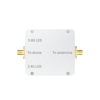 4W 36dBm ডুয়াল ব্যান্ড ড্রোন এম্প্লিফায়ার 2.4 5.8 গিগাহার্টজ আরএক্স এবং টিএক্স ডুয়াল চ্যানেল ফ্রিকোয়েন্সি