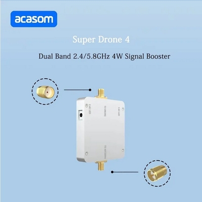 4W 36dBm ডুয়াল ব্যান্ড ড্রোন এম্প্লিফায়ার 2.4 5.8 গিগাহার্টজ আরএক্স এবং টিএক্স ডুয়াল চ্যানেল ফ্রিকোয়েন্সি