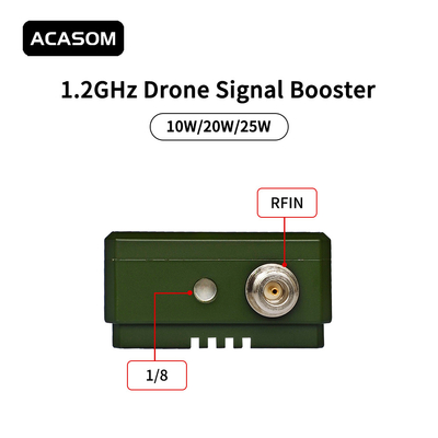 আপনার ফ্লাইট 10W/20W ড্রোন FPV সিগন্যাল বুস্টার 1.2GHz-1280MHz