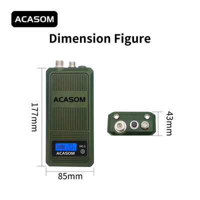 300MHz-400MHz 50W ড্রোন রেডিও ফ্রিকোয়েন্সি জ্যামার পোর্টেবল জলরোধী
