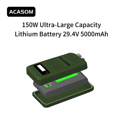1450MHz-1650MHz 1.5G পোর্টেবল ড্রোন ফ্রিকোয়েন্সি জ্যামার 50W জলরোধী