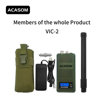 অ্যালুমিনিয়াম শেল সহ 700MHz-800MHz পোর্টেবল FPV ড্রোন জ্যামার ডিভাইস