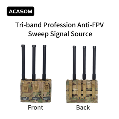 2350MHz-2550MHz 50 ওয়াট পোর্টেবল ড্রোন জ্যামার আরএফ হাই পাওয়ার সিগন্যাল উত্স
