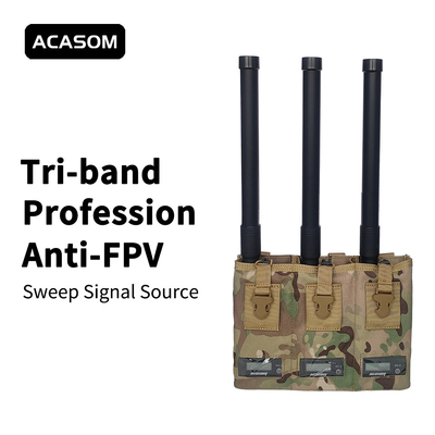 2350MHz-2550MHz 50 ওয়াট পোর্টেবল ড্রোন জ্যামার আরএফ হাই পাওয়ার সিগন্যাল উত্স