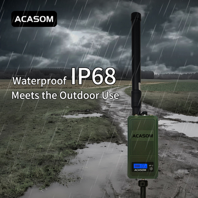 IP68 পোর্টেবল ড্রোন জ্যামার 5150MHz-5350MHz এন্টি ড্রোন গ্যালিয়াম নাইট্রাইড সোর্স