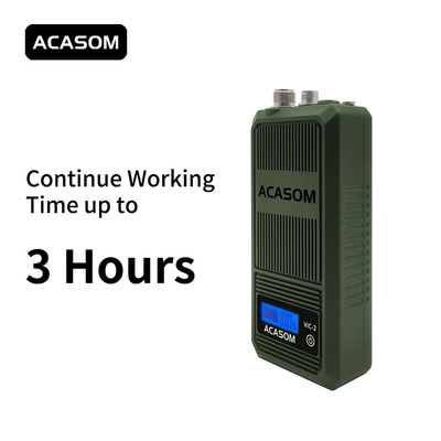 50W পোর্টেবল এফপিভি ড্রোন জ্যামার 5900MHz-6100MHz উচ্চ শক্তির ভিসিওর জন্য আরএফ সিগন্যাল সুইপ