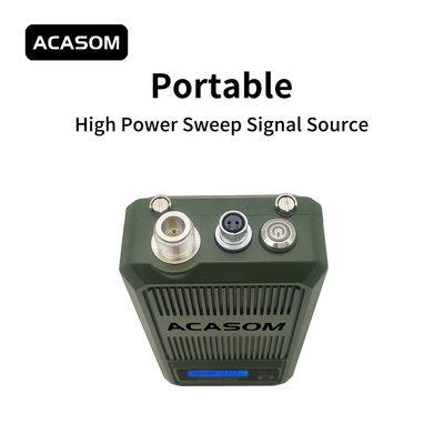 50W পোর্টেবল এফপিভি ড্রোন জ্যামার 5900MHz-6100MHz উচ্চ শক্তির ভিসিওর জন্য আরএফ সিগন্যাল সুইপ