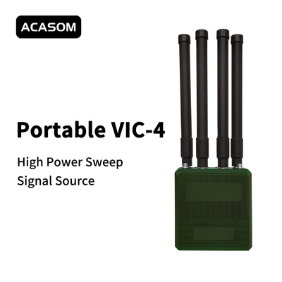 433M 900MHz 1.2G 2.4G এন্টি ড্রোন জ্যামার উচ্চ শক্তির ভিসিওর জন্য আরএফ সিগন্যাল সুইপ